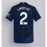 Maglie da calcio Manchester United Victor Lindelof #2 Seconda Maglia 2024-25 Manica Corta